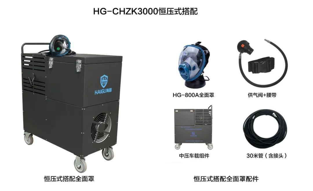 海固中壓車載連續(xù)送風式長管呼吸器--有限空間作業(yè)的好幫手！